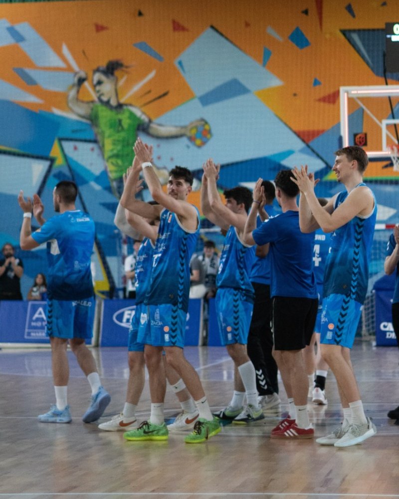 Celebración con afición